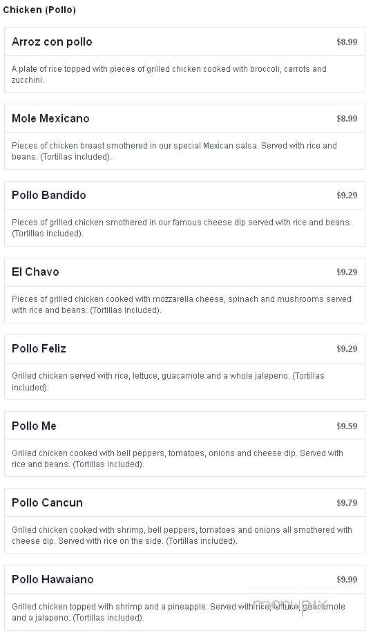 El Atoron Mexican Restaurant and Bar - Salina, KS menu_pic