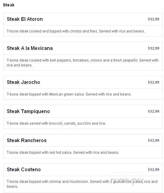 El Atoron Mexican Restaurant and Bar - Salina, KS menu_pic