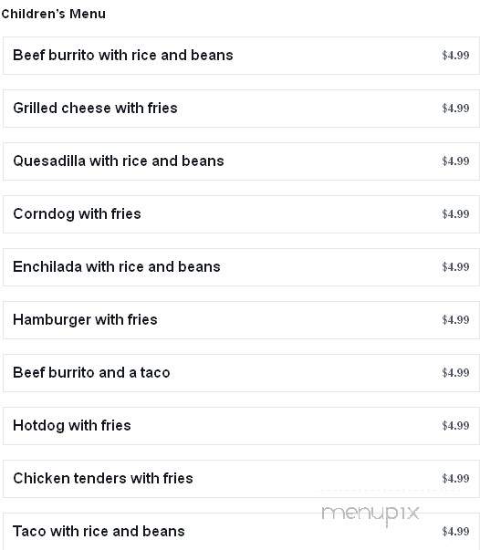 El Atoron Mexican Restaurant and Bar - Salina, KS menu_pic