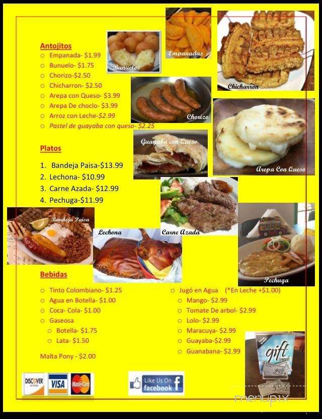 El Balconcito - Fort Worth, TX menu_pic