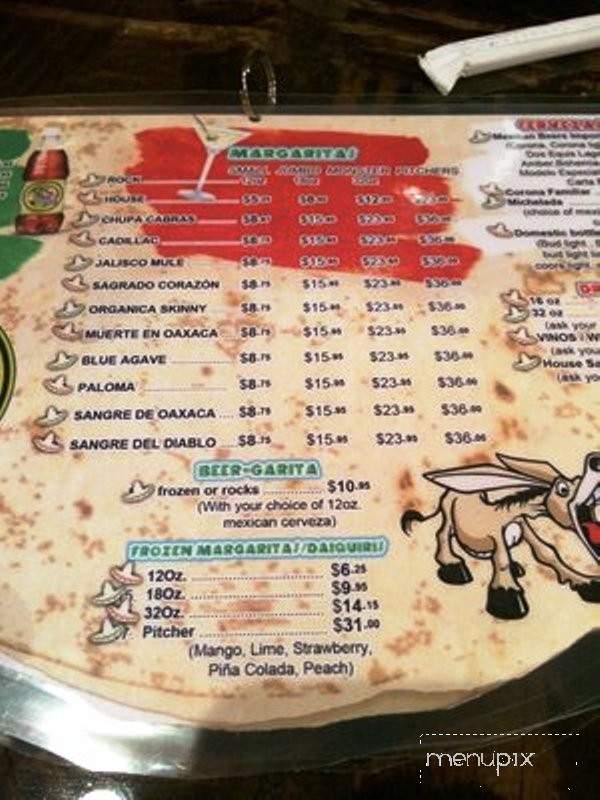 El Burro Loco - Saint Louis, MO menu_pic