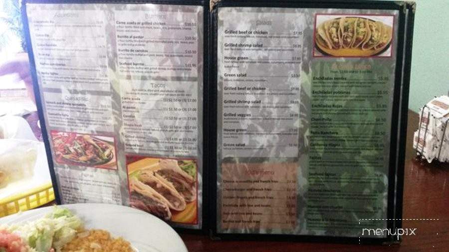 El Coqui - Frederica, DE menu_pic