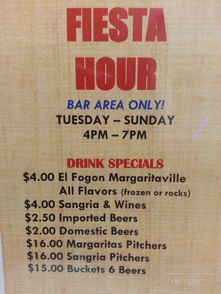El Fogon de Wheaton - Silver Spring, MD menu_pic