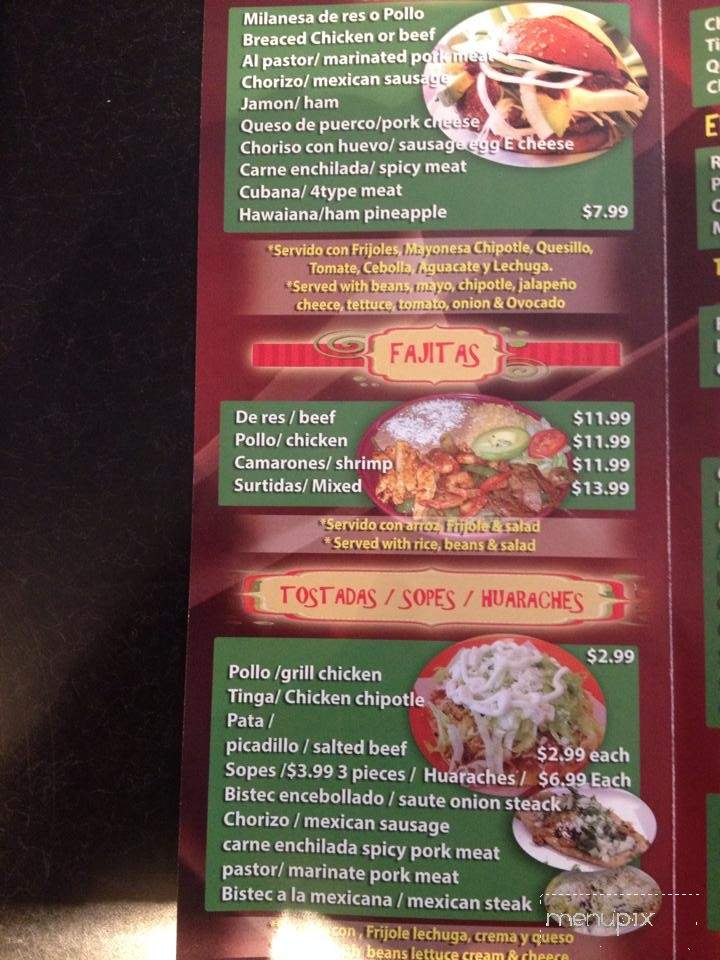 El Jalepeno - Havre De Grace, MD menu_pic