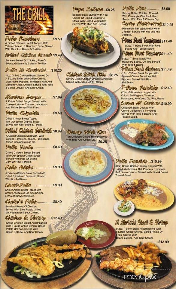 El Mariachi Bar & Grill - Batesville, MS menu_pic