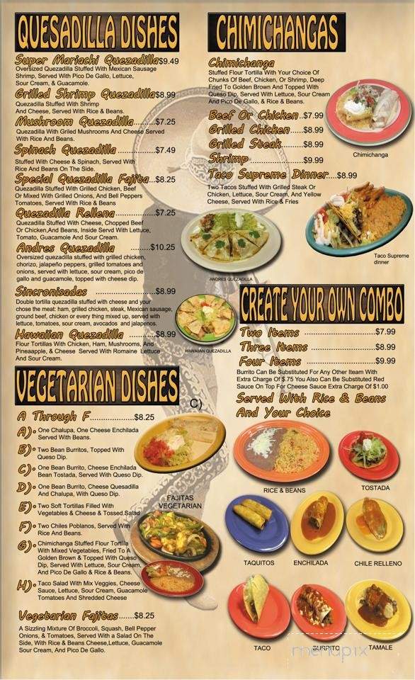 El Mariachi Bar & Grill - Batesville, MS menu_pic