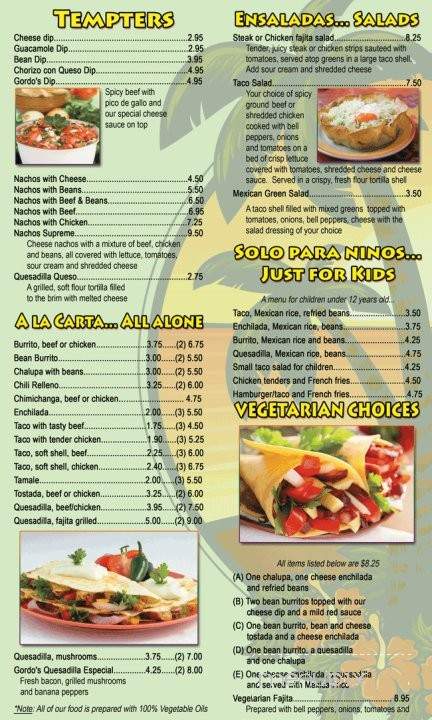 El Nuavo - Toledo, OH menu_pic