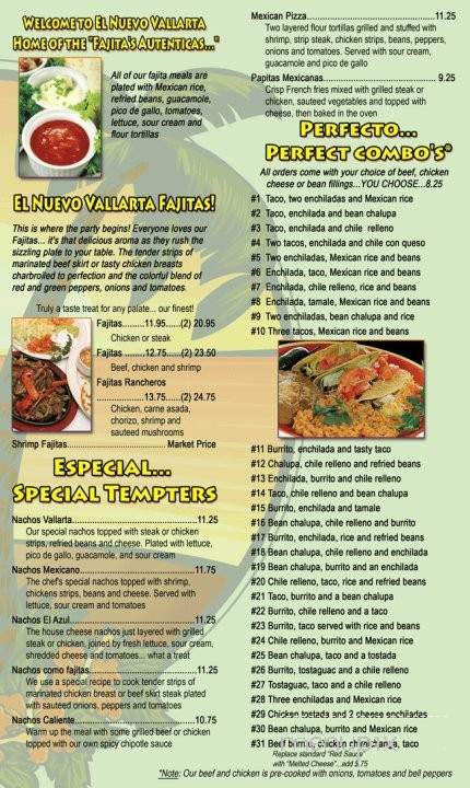 El Nuavo - Toledo, OH menu_pic