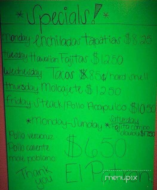 El Patron - Soddy Daisy, TN menu_pic