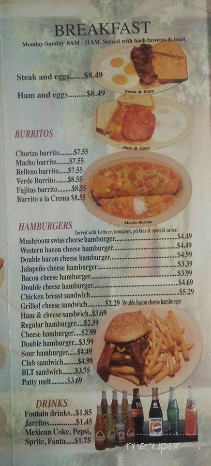 El Rincon Mexican Restaurant - Ashton, ID menu_pic