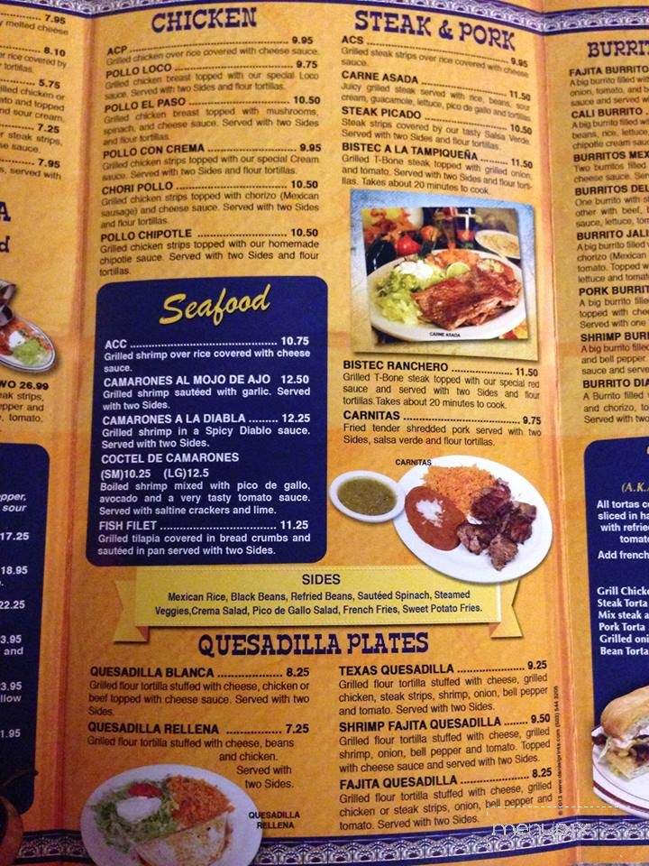 El Rio - High Point, NC menu_pic