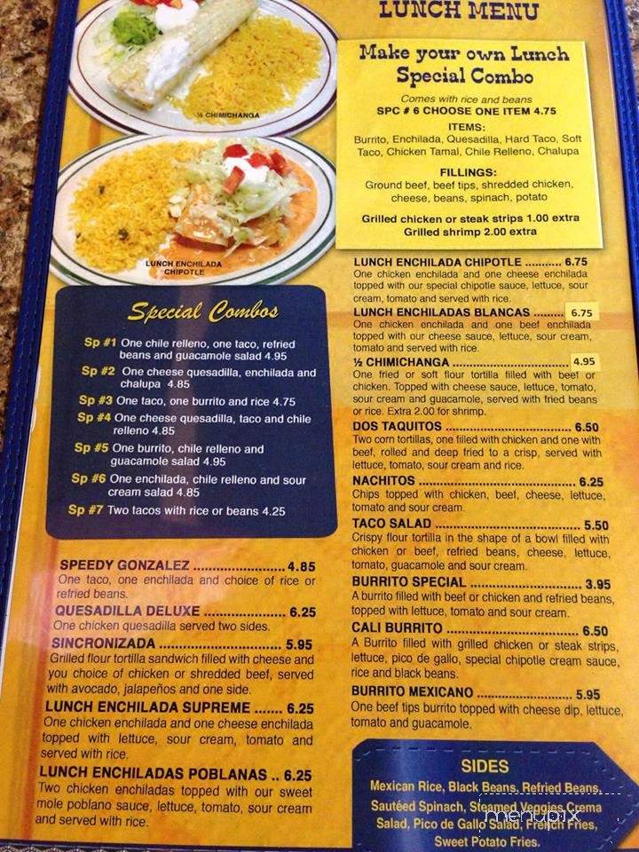 El Rio - High Point, NC menu_pic