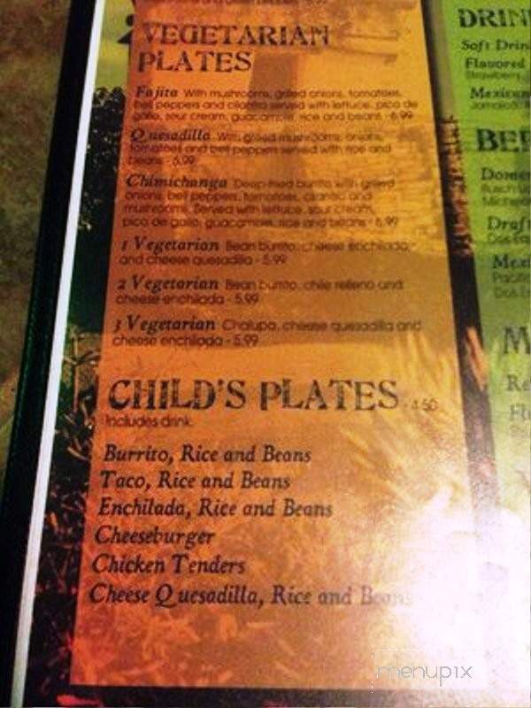 El Tucan - Owensboro, KY menu_pic