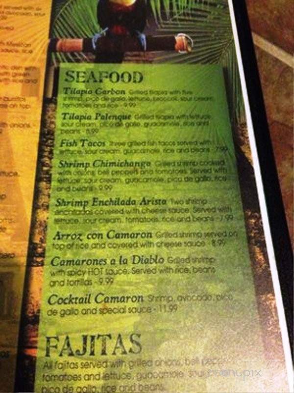 El Tucan - Owensboro, KY menu_pic