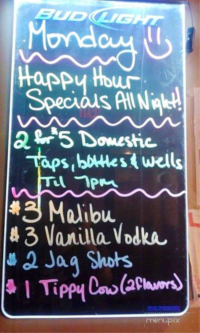 Erika's Downtown Bar and Lounge - Aberdeen, SD menu_pic