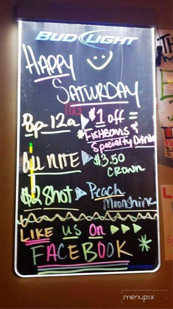 Erika's Downtown Bar and Lounge - Aberdeen, SD menu_pic