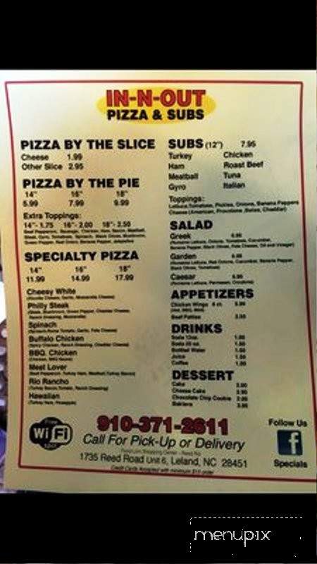 Family Pizza and Subs - Leland, NC menu_pic