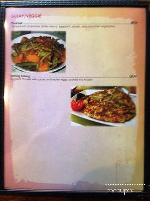 Filipino Cuisine - Jacksonville, FL menu_pic