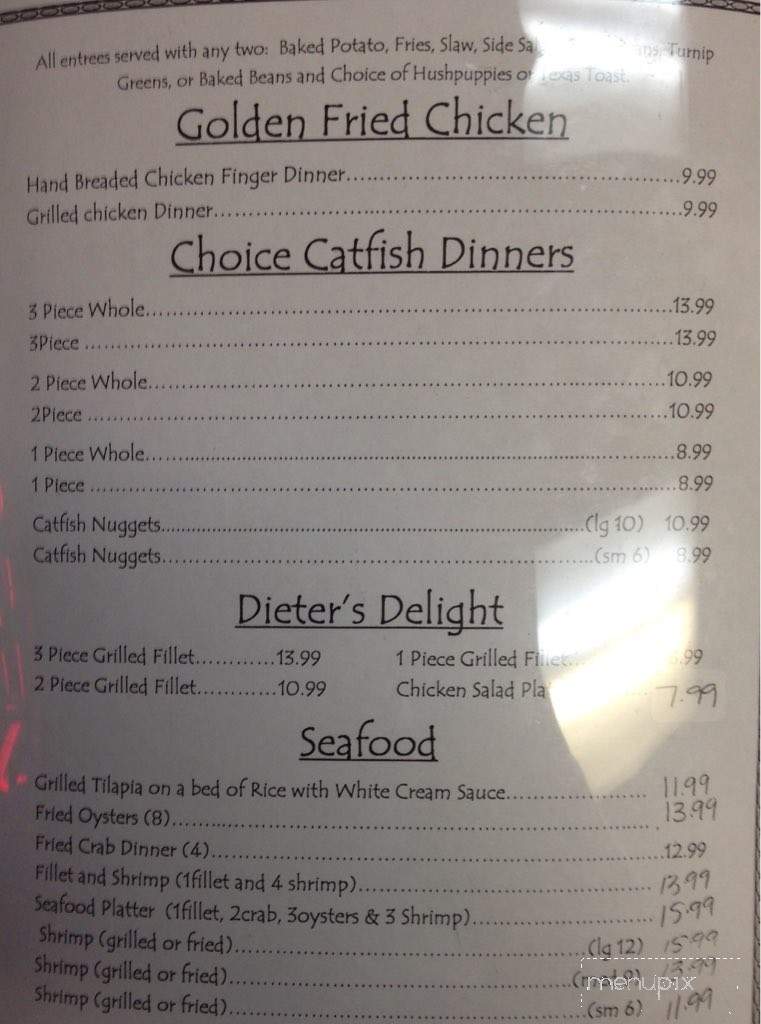 Fincher's Country Catfish - Sylacauga, AL menu_pic