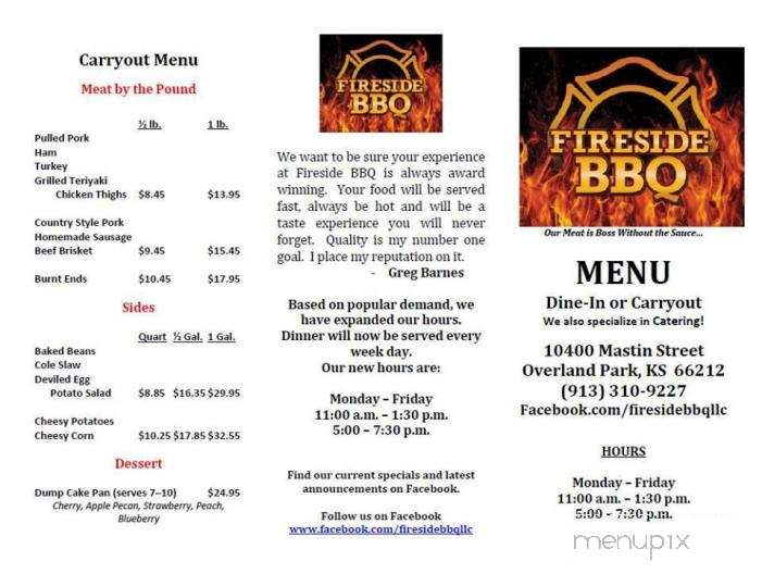 /380259234/Fireside-BBQ-Overland-Park-KS - Overland Park, KS