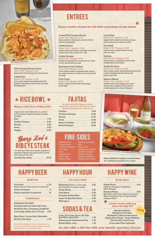 Fireside Grill and Cafe - Brunswick, GA menu_pic