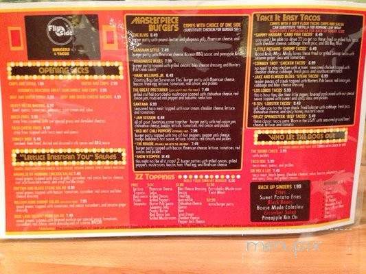 Flip Side Burgers and Tacos - Columbus, GA menu_pic