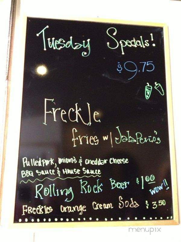 Freckles Gourmet BBQ - Republic, WA menu_pic