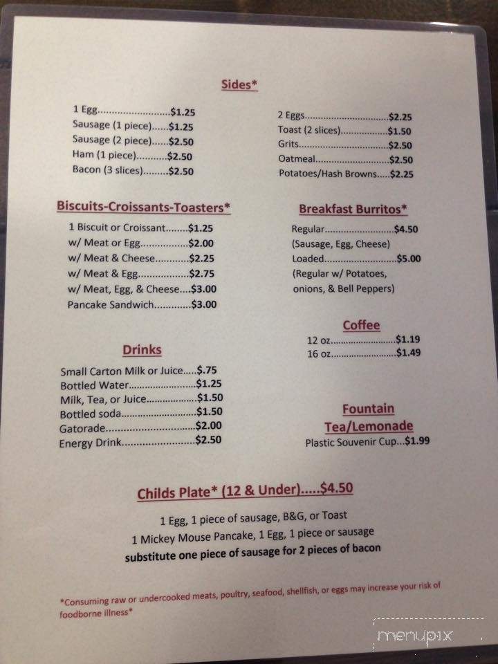 Front Porch Grill - Siloam Springs, AR menu_pic