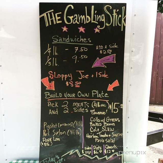 Gambling Stick - Nashville, TN menu_pic