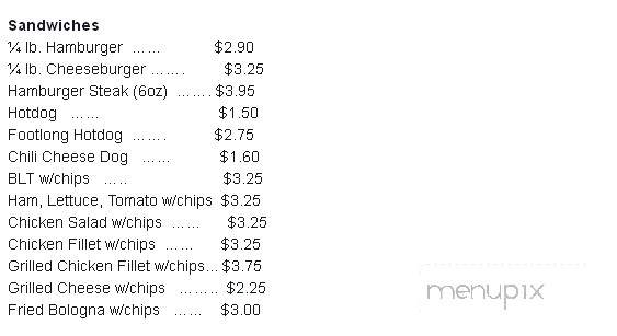 Glenn's Again - Kannapolis, NC menu_pic