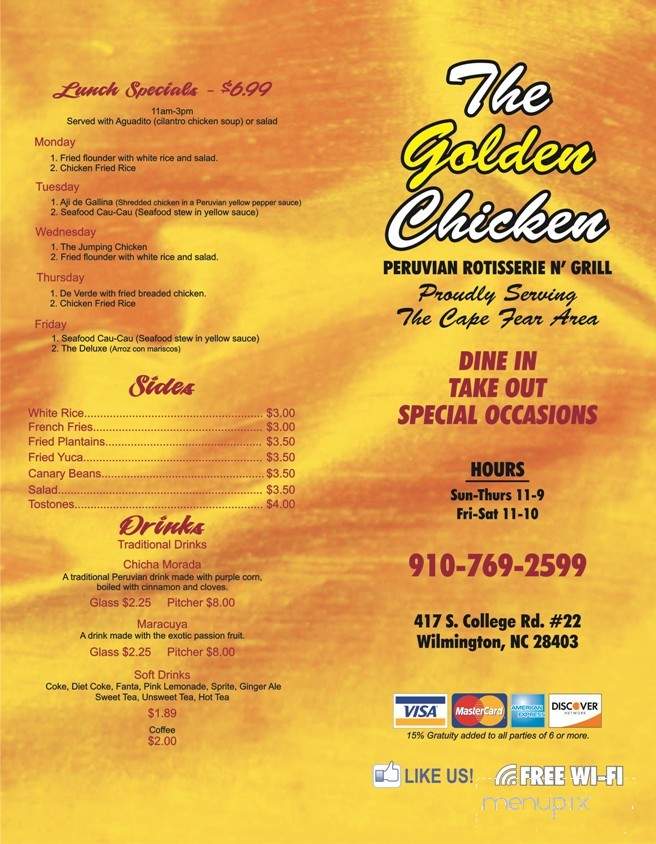 /380270261/Golden-Chicken-Wilmington-NC - Wilmington, NC