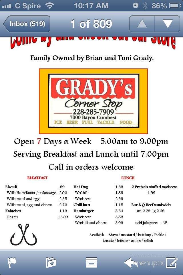 /380273929/Gradys-Corner-Stop-Moss-Point-MS - Moss Point, MS