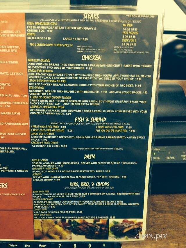 Grambo's Grill & Pizzeria - Booneville, MS menu_pic