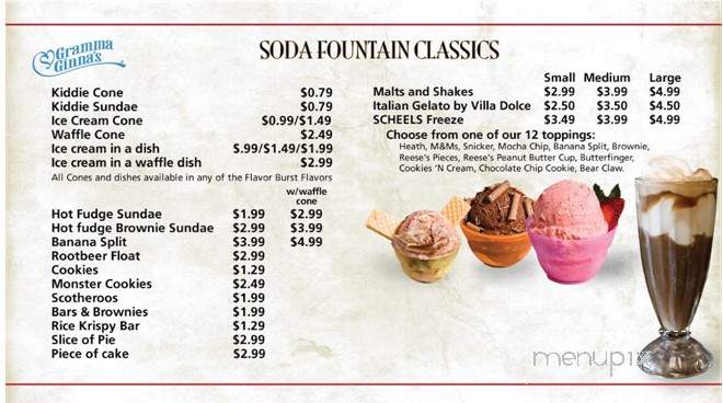 Gramma Ginna's - Grand Forks, ND menu_pic