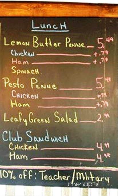 Grassland Coffee - Elgin, OK menu_pic