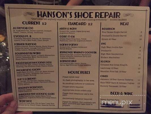 Hanson's Shoe Repair