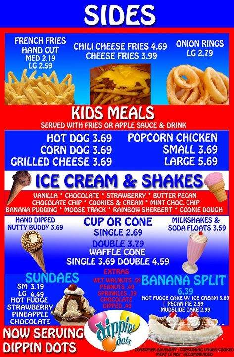 Hillbillies - Zebulon, NC menu_pic