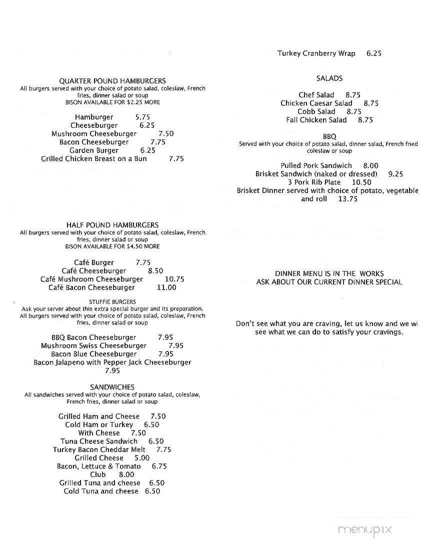 Hits the Spot - North Plains, OR menu_pic