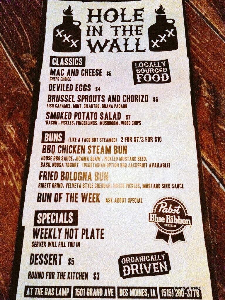 /380273406/Hole-in-the-Wall-Des-Moines-IA - Des Moines, IA