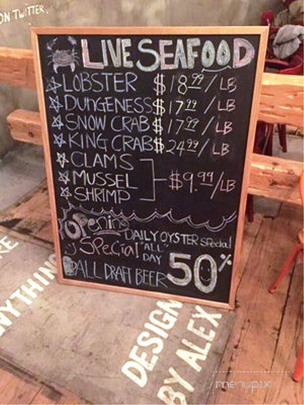 Holy Crab - Los Angeles, CA menu_pic