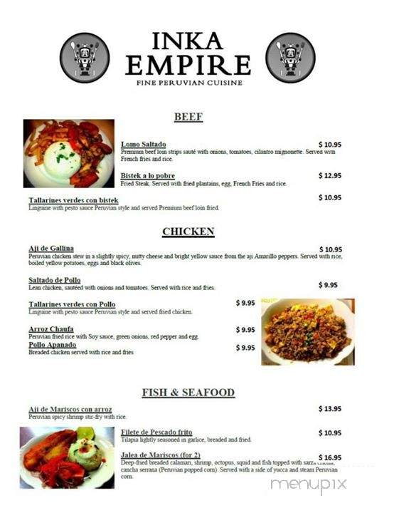 /380256649/Inka-Empire-Queen-Menu-Creek-AZ - Queen Creek, AZ