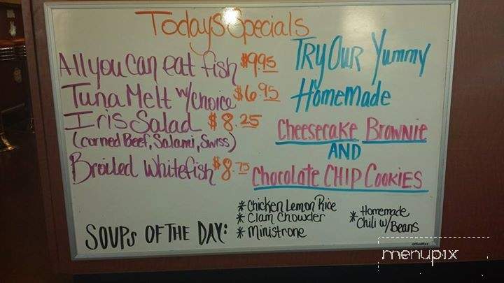 Iris Cafe - Orion Township, MI menu_pic