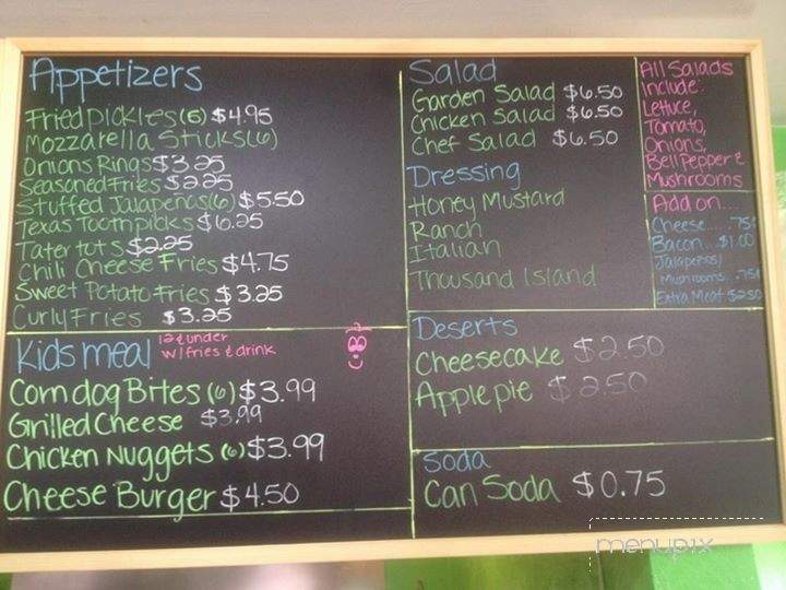 Jd's Burgers - Canutillo, TX menu_pic