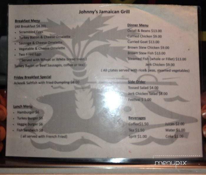 Johnny's Jamaican Gril - New Orleans, LA menu_pic