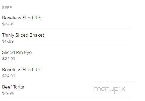 Kang Ho Dong - Baek Jeong - Stanton, CA menu_pic