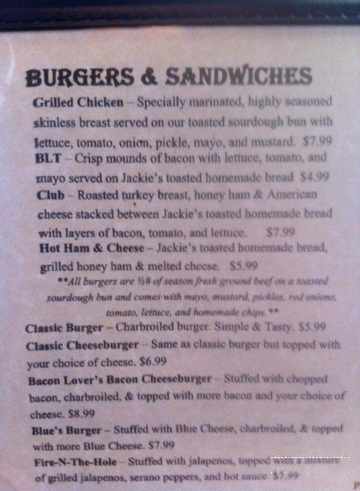 Kasper's Steakhouse Restaurant - La Grange, TX menu_pic