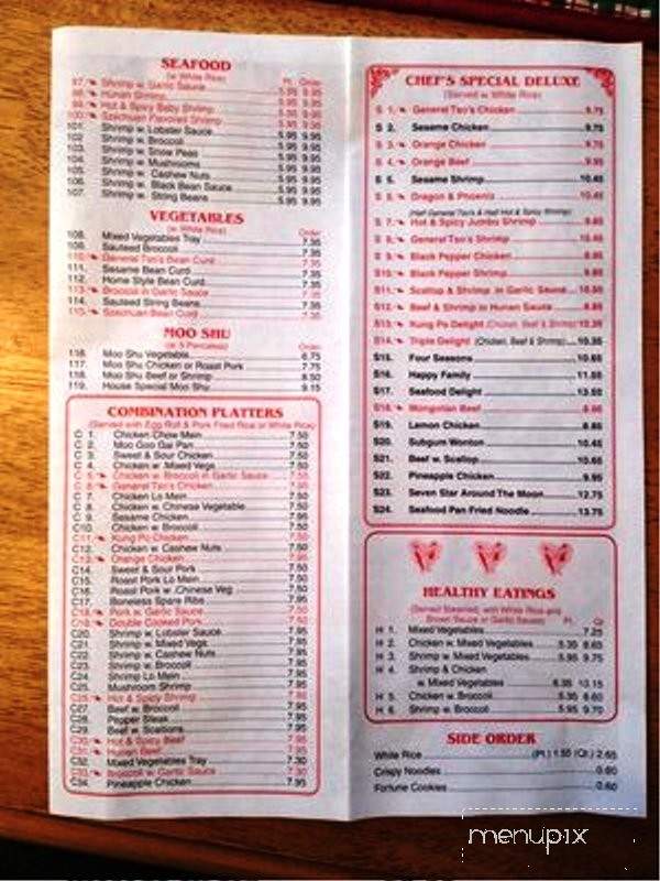 Menu Of Ken S In Fairmont Wv 26554