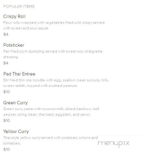 Ken's Thai Cuisine - Abington, PA menu_pic