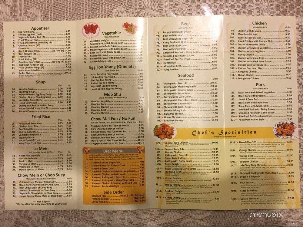 Kim Bo Chinese Restaurant - Rockledge, FL menu_pic
