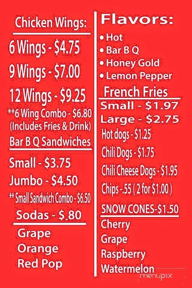 Kingdom Wings & Things - Jonesboro, AR menu_pic